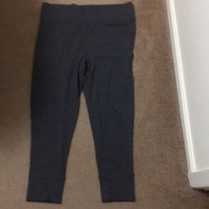 Grey Lounge leggings. Worn once. Large